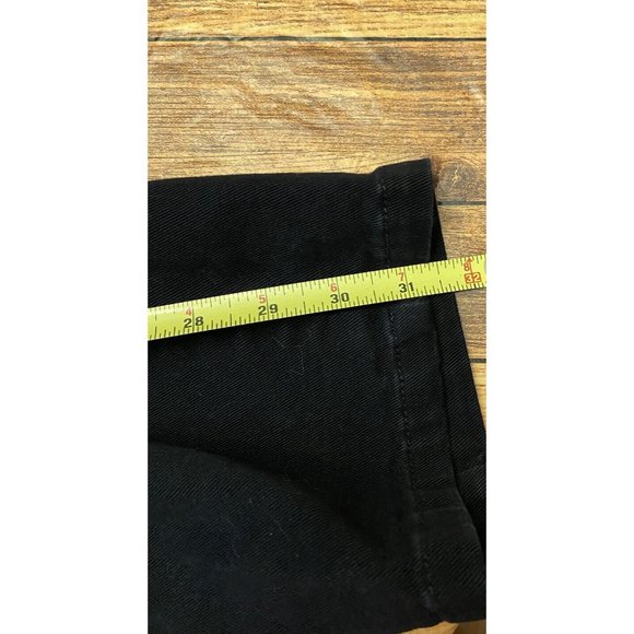 Gloria Vanderbilt  Jeans Women’s Size 14 Long High Rise Flat Front Black  Denim - Picture 7 of 8
